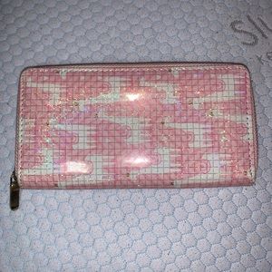 Pink llama design wallet